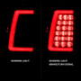 ANZO LED Tail Lights Plank Chrome Red/Clear for Chevy Silverado 1500 | 311335