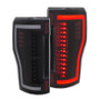 ANZO LED Tail Lights Black/Clear for Ford F-250 | 311287