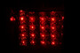 ANZO LED Tail Lights Red/Clear for Toyota 4 Runner | 311070