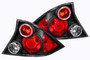 ANZO Tail Lights Black w/ Halo for Honda Civic | 221046