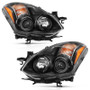 ANZO Projector Headlight Black (Halogen Type) for Nissan Altima | 121548