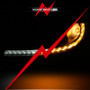 ANZO Projector Plank Style Switchback H.L. Black Amber for Chevy Corvette