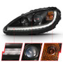 ANZO Projector Plank Style Switchback H.L. Black Amber for Chevy Corvette