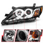 ANZO Projector Headlights w/ Halo Black (CCFL) for Toyota Camry | 121442