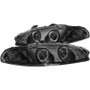 ANZO Projector Headlights w/ Halo Black G2 for Mitsubishi Eclipse | 121365