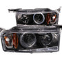 ANZO Projector Headlights w/ Halo Black G2 for Scion Xb | 121347