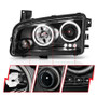 ANZO Projector Headlights w/ Halo Chrome (CCFL) for Dodge Charger | 121218