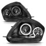 ANZO Projector Headlights w/ Halo Black for Mitsubishi Eclipse | 121332