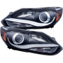 ANZO Projector Headlights w/ Plank Style Design Black for Ford Focus | 121490