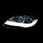 ANZO Projector Headlights w/ Plank Style Design Black for Ford Focus | 121490