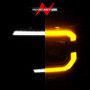 ANZO Proj Headlights w/Light Bar Swtchbk Blk for Toyota Tacoma | 111556
