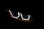 ANZO Projector Headlights w/ U-Bar Black for 08-12 Honda Accord Sedan | 121483