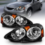 ANZO Crystal Headlights Black for Acura Rsx | 121209