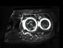 ANZO Projector Headlights w/ Halos Chrome for Toyota Tacoma | 121281