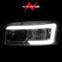 ANZO Headlights Chrome Amber (w/C Light Bars) for GMC Sierra/Denali | 111523