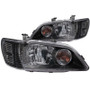 ANZO Crystal Headlights Black for Mitsubishi Lancer | 121101