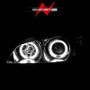 ANZO Projector Headlights w/ Halo Chrome for Infiniti I30 | 121078