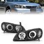 ANZO Projector Headlights w/ Halo Black for Infiniti I30 | 121077