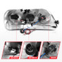 ANZO Projector Headlights w/ Light Bar Black Housing for Ford F-150 | 111503