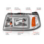ANZO Crystal Headlights w/ Light Bar Chrome Housing for Ford Ranger | 111512