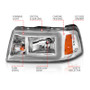 ANZO Crystal Headlights w/ Light Bar Chrome Housing for Ford Ranger | 111512