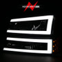 ANZO Crystal Headlights w/ Light Bar Black Housing for Chevrolet Silverado 1500
