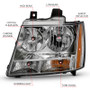 ANZO Crystal Headlight Chrome Amber (OE) for Chevy Tahoe | 111475