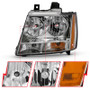 ANZO Crystal Headlight Chrome Amber (OE) for Chevy Tahoe | 111475