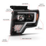 ANZO Projector Light Bar G4 Switchback H.L. Black Amber for Ford F-150 | 111469