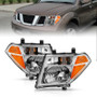 ANZO Crystal Headlight Chrome Amber (OE Replacement) for Nissan Pathfinder