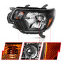 ANZO Crystal Headlights Black for Toyota Tacoma | 111395