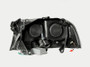 ANZO Projector Headlights w/ Halo Black 1 pc for Dodge Dakota | 111194