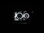 ANZO Projector Headlights w/ Halo Black (CCFL) for Ford F-150 | 111161