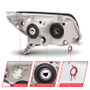 ANZO Projector Headlights w/ Halo Black for Toyota 4Runner | 111320