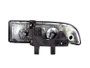 ANZO Crystal Headlights Black for Chevrolet S-10 | 111156