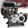 ANZO Projector Headlights w/ Halo Black (CCFL) for Toyota Tundra | 111174