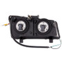 ANZO Projector Headlights w/ U-Bar Chrome for Chevrolet Silverado 1500 | 111313