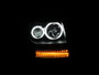 ANZO Projector Headlights w/ Halo Black (CCFL) G2 for Dodge Nitro | 111145