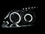 ANZO Projector Headlights w/ Halo Black for Toyota Rav4 | 111120