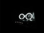 ANZO Projector Headlights w/ Halo Black for Ford Expedition | 111113