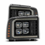 AlphaRex NOVA LED Proj HL Black W/actv for Ford F250/350/450/550 Super Duty
