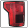 Spyder LED Tail Lights w/ Blind Spot for Ford F-150 - Red Clear