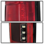 Spyder LED Tail Lights w/ Blind Spot for Ford F-150 - Red Clear
