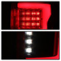Spyder LED Tail Lights w/ Blind Spot for Ford F-150 - Red Clear