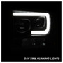 Spyder Projector Headlights Light Bar DRL LED for Ford F250/350/450 - Black