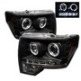 Spyder Projector Headlights LED Halo for Ford F150 Halogen - Black