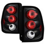 Spyder Euro Style Tail Lights for Chevy TrailBlazer - Black