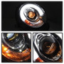 Spyder Projector Headlights DRL for Mini Cooper Halogen - Black