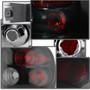 Spyder Euro Style Tail Lights for Chevy Silverado Stepside - Black Smoke