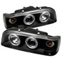 Spyder Projector Headlights LED Halo for Volvo 850 - Black